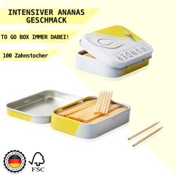 Wunder Tandstikker Med Smag PINEAPPLE Sampak