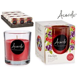 Duftkerze Glas Acorde RED FRUIT 30 Stunden