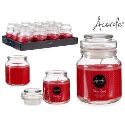 Duftlys Glaskrukke Acorde RED FRUITS 28 Timer