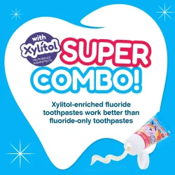 Brush-Baby Natural Strawberry Zahnpasta f�r Kinder ab 3 Jahren mit Xylitol (50 ml)