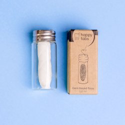 Bredygtig Tandtrd Happy Tabs 30 mtr. + Glasdispenser