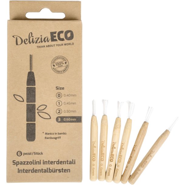 Bredygtige Mellemrumsbrster Delizia Eco 0.60 mm ISO 3