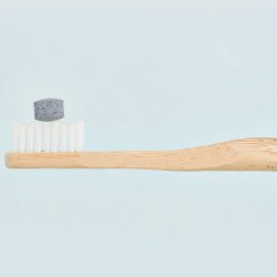 Naturlig Hydroxyapatit tandkrm Tabletter HUPPY Xylitol Charcoal Burk 62 st.