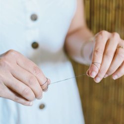 Hllbar tandtrd Me Mother Earth 30 mtr. + Dispenser i aluminium