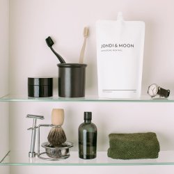 Naturlig tandkrm Jondi &amp; Moon Menthol Refill 250 ml.