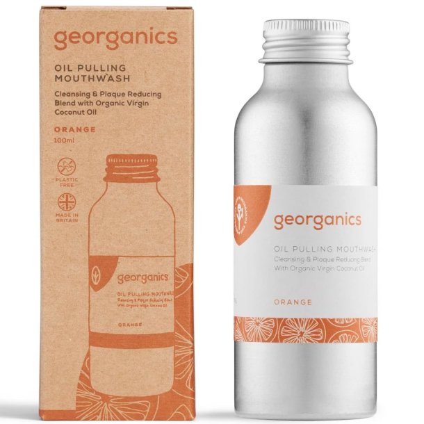 kologisk Oil Pulling Georganics Orange Mundskyl 100 ml.