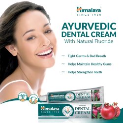 Ayurvedisk Herbal Tandpasta Himalaya Dental Cream Neem &amp; Pomegranate 100 g