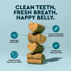 RADIUS OralPro+ Pet Dental Chew Sticks f�r hundar � Vanilla &amp; Mint (187,6 g)