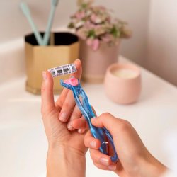 BIC 3 Click Soleil Sensitive barberhvel + 2 barberblader