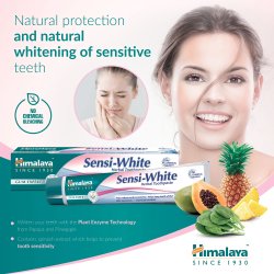 Himalaya Tandpasta Gum Expert Herbal Toothpaste Sensi White 75ml 