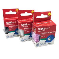 WundMED sjlvhftande bandage 4,5 mx 2,5 cm Latexfritt