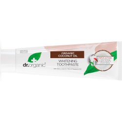 kologisk Whitening Tandpasta Dr. Organic Coconut Oil 100 ml.