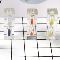 Timeglas Robust 3 Minutter Indkapslet Acryl