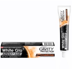 Whitening Tannkrem White Glo Advantage CHARCOAL Cavity Protection