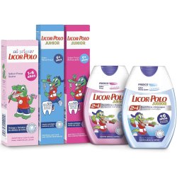 Barntandkrm LICOR del Polo 2 in 1 Junior Strawberry 75 ml.
