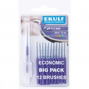 Ekulf ph Gap borstar 1,1 mm LILA