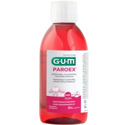 GUM Chlorhexidin Mundwasser Paroex 0,12 % 300 ml