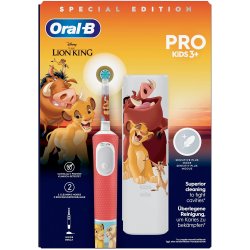Oral-B PRO Elektrisk tannbrste for barn + Etui The Lion King