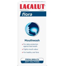Munvatten mot dlig andedrkt LACALUT Flora 300 ml.