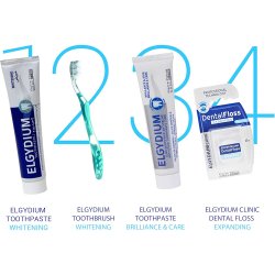 Tandblekning Tandkrm ELGYDIUM Brilliance &amp; Care 30 ml.