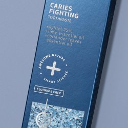 Naturlig Xylitol Tandkrm ECODENTA Caries Fighting Koriander &amp; Lime 100 ml