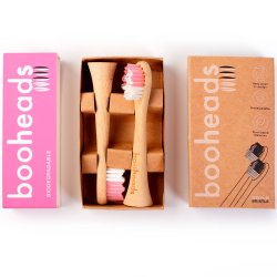 Booheads Bambusbrstehoder til Philips PINK Edition