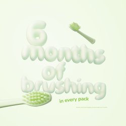 Borsthuvuden till Ordo Sonic Battery Elektriska tandborstar fr barn 2 st. Squishmallows Rutabaga