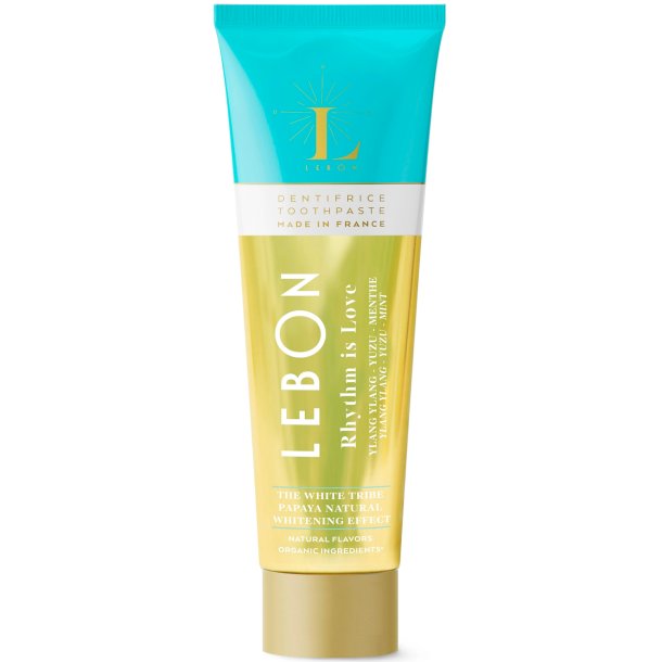 Naturlig Whitening tandkrm LEBON Rhythm Is Love 25 ml