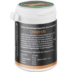 Naturligt Xylitol Tuggummi KAUX Cinnamon 40 st. 60 g