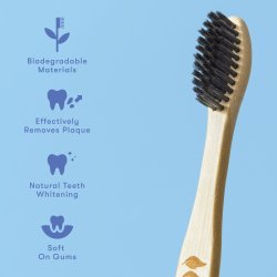 Bambu tandborste + fodral + hllare SMARTLIFECO Travel Kit