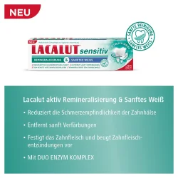 Lacalut Sensitive Toothpaste Remineralization &amp; Gentle White 75 ml