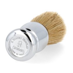 Omega Barberbrste Boar Bristle Chrome Hndtak #10029