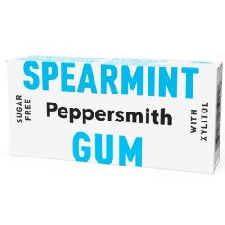 Xylitol Tuggummi PEPPERSMITH Gum Spearmint 15g