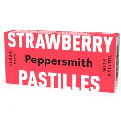 Xylitol sugtabletter PEPPERSMITH Mint Strawberry 15g