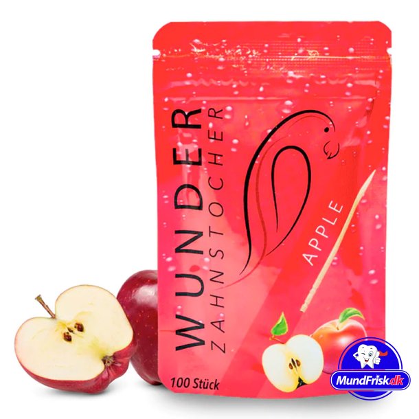Wunder Tandstikker Med Smag Apple Refill