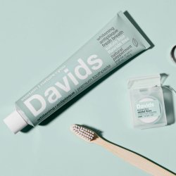 Naturlig Whitening tandkrm DAVIDS Premium Fresh Breath 149g