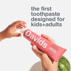 Davids Natural Tandkrm Strawberry &amp; Watermelon 149g