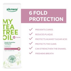 Naturlig Tandpasta ALKMENE Tea Tree Cavity Protection 100 ml