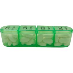 Pilleske Medicinorganisator 7 dage med 4 rum Pilleboks