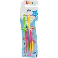 Tannbrster, 2 pcs. LA LIGNE Barn 3-6 r