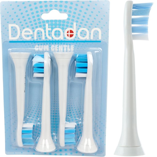 4 st. Gum Gentle borsthuvuden fr Philips SoniCare