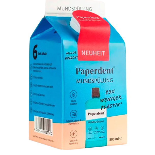 PAPERDENT Munnvann Freshness Vegan 500 ml