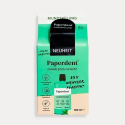 Plastfri Herbal Munnvann Mild Urter Vegansk 500 PAPERDENT