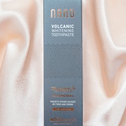 Tandblegning Tandpasta WHITEWASH Nano Volcanic Charcoal Hydroxyapatit 75ml.