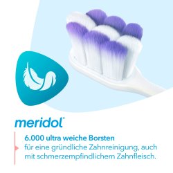Meridol Extra Soft Tandborste Tandkomfort Mjuka Borstar