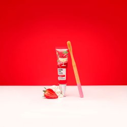 Whitening Tandpasta WHITE GLO Strawberries &amp; Cream 70gr