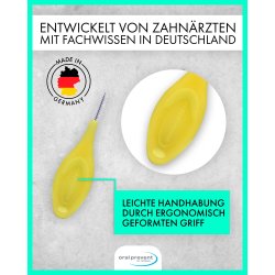 Mellemrumsbrster ORAL PREVENT 6 stk. Smart Grip 0.50 mm ISO 2