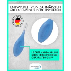 Mellemrumsbrster ORAL PREVENT 6 stk. Smart Grip 0.70 mm ISO 4