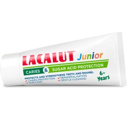 Xylitol B�rnetandpasta LACALUT Junior Caries &amp; Sugar Acid Protection 6 �r/+ 55 ml