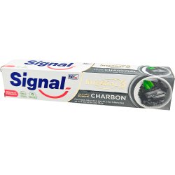 Whitening Tandkrm SIGNAL Integral 8 Actions Activated Charcoal 75 ml